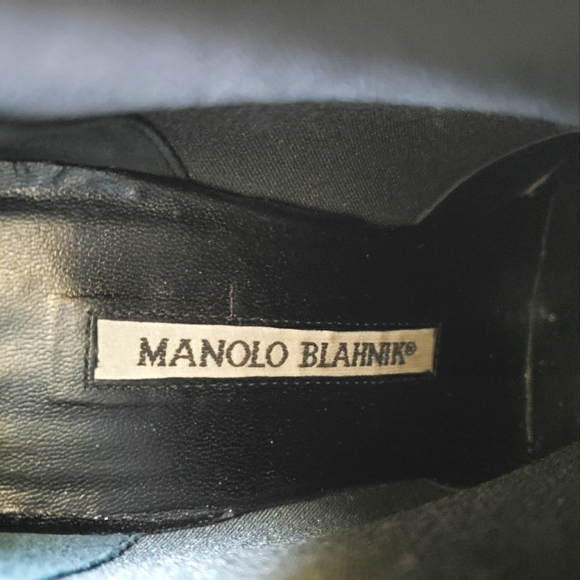 Manolo Blahnik ankle high heels boots - Picture 6 of 9